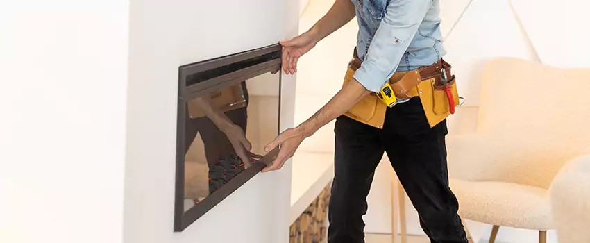 Metal Fireplace Installation in South Whittier, California