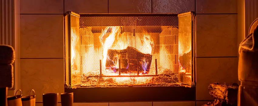 Mendota Hearth Landscape Fireplace Installation in South Whittier, California