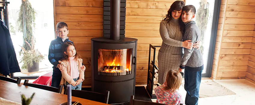 Morso Cast Iron Fireplace Insert Installation in South Whittier, California