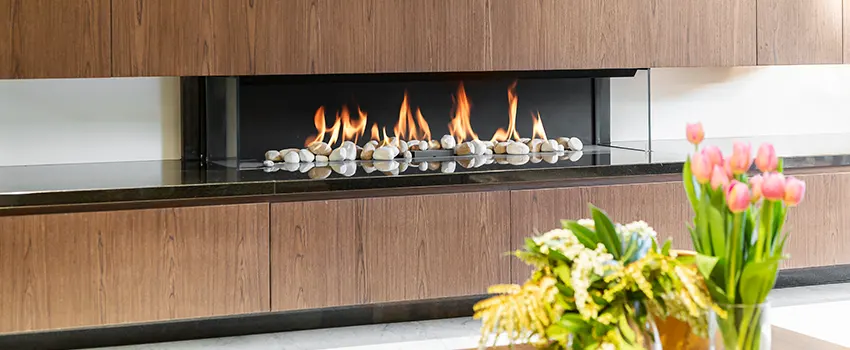 Double-height Fireplace Design Refurbishment in South Whittier, California